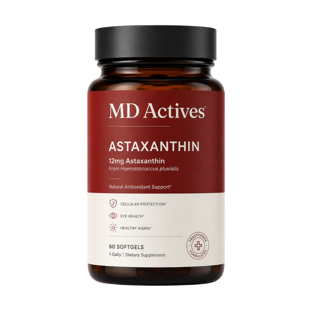 MD Actives Astaxanthin 12mg — 90-day Screen Defense plan
